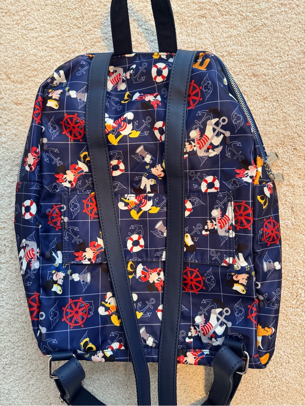 Disney Navy Blue Sailor Mickey & Friends Backpack - Picture 3 of 9